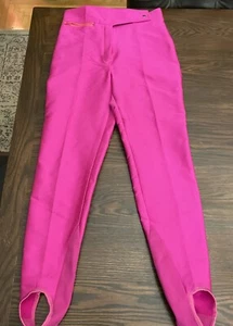Vintage PROFILE Snow Ski Pants Women's Size 10 Pink  90s Snowboarding Stirrups - Picture 1 of 9