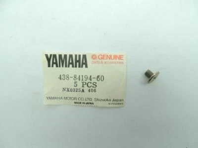 Tornillo para faros Yamaha NOS 438-84194-60 RD400 XS400 DT100 DT175 S555o Foto 1 de 2