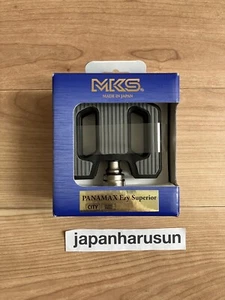 MKS Mikashima Bicycle Pedals Panamax Ezy Superior Black/Gray JAPAN NEW - Picture 1 of 11