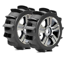 Roapex Reifen 1/8 Buggy montiert Chrome Schwarz Felgen 17mm Hex Paddle ... - Bild 1 von 1