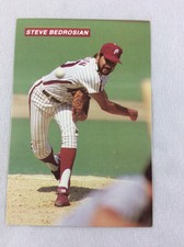 1989 Philadelphia Phillies Team Issue TastyKake Photo Card-Steve Bedrosian