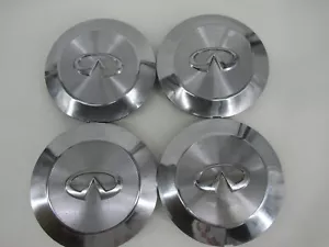 Center Caps Hubcaps Infiniti QX56 40315-7S510 04 05 06 07 OEM 18" Wheel Chrome - Picture 1 of 3