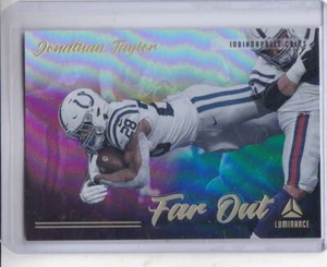 JONATHAN TAYLOR 2022 PANINI LUMINANCE FAR OUT INSERT CASE HIT #JTA COLTS - Picture 1 of 2