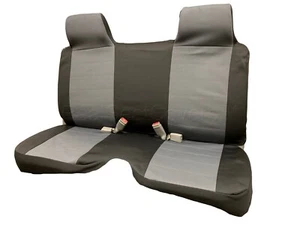 Custom Fit Small Pickup Front Bench 2tone Gray/Black Seat Covers - Picture 1 of 4