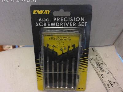 1990's vintage 6pc mini screw driver set NEW old sotck (Enkay China) - Image 1 of 3