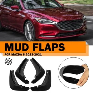 Front & Rear Splash Guards Mud Flaps Fender For Mazda 6 2013-2021 14 15 16 19 MU - Picture 1 of 9