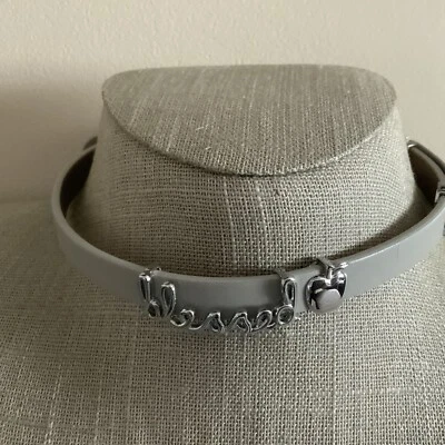 Gargantilla pulsera envolvente encanto intercambiable Keep Collective gris Stella and dot Foto 1 de 4