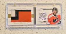 13/14 National Treasures Claude Giroux Jumbo Booklet Patch Auto /5