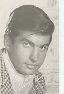 GEORGE HAMILTON ATTORE MOSTRA FORNITURA-PENNY ARCADE CARD 1952-2021 - Foto 1 di 2