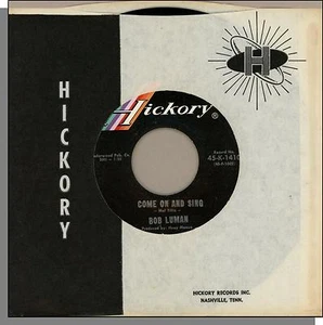 Bob Luman - Come On and Sing + It's a Sin - 7" 45 RPM Hickory Country Single! - Bild 1 von 3