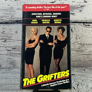 The Grifters [1990 VHS] Movie John Cusack Anjelica Huston Annette Bening - Picture 1 of 7