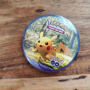 Pokemon GO TCG Backpack Pin Buttons Store Promotional 2" Pikachu - Picture 1 of 2