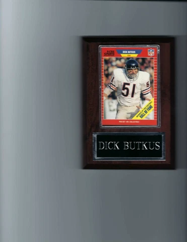 DICK BUTKUS PLAQUE CHICAGO BEARS FOOTBALL NFL C2 Cover