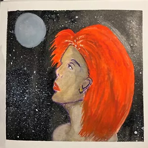 Rothaarige Nächte Aquarell Youtube Stream Gemälde von Nathyn Brendan Masters - Bild 1 von 4