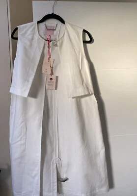 Ted Baker long sleeveless white  coat/blazer/top New With Tags - Image 1 of 4