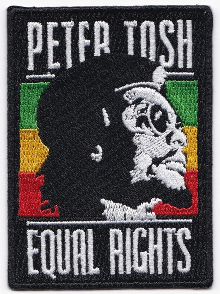 50 Pcs African PETER TOSH equal rights Embroidered Patches 3.5"x2.5" iron-on - Image 1 of 1