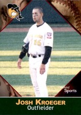 2001 South Bend Silver Hawks Multi-Ad #15 Josh Kroeger San Diego California Card