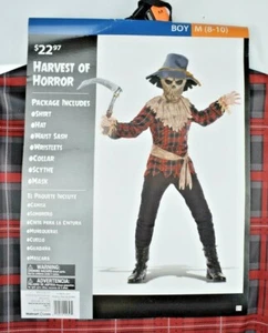 California Harvest of Horror 7 PC Boy's Costume Med (8-10) New (Halloween) - Picture 1 of 4