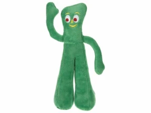 Gumby Hundespielzeug klassisch Retro weich Plüsch grün nostalgisch Cartoon Figur 8"  - Bild 1 von 3
