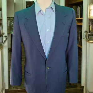 Versace V2 Blazer 40r 50it Gingham Plaid Saks 5th Ave Made In Switzerland - Picture 1 of 21