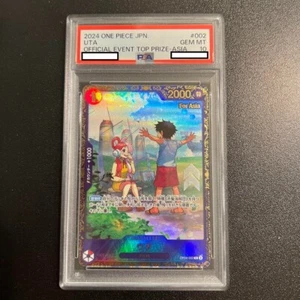 PSA 10 Uta R OP09-002 Flagship Battle Victory One Piece Card Japanese 2024 - Picture 1 of 2