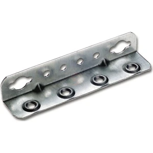 Winkel-Bettschiene SYSTEM 32, L 130, Stahl verzinkt - Bild 1 von 2