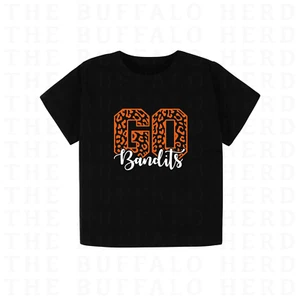 Kids Go Buffalo Bandits Cheetah Shirt, Baby Youth Bandits Lacrosse Tee - Picture 1 of 1