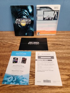 Metroid Prime Trilogy Collector's Edition Steelbook | Nintendo Wii | Complete