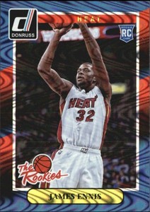 2014-15 Donruss The Rookies Swirlorama Heat Basketball Card #27 James Ennis