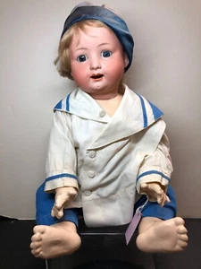 18 Zoll Antik Germany Koppelsdorf Heubach 267 G Compo Körper neu bemalt Baby Puppe SF2 - Bild 1 von 12