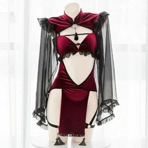 New Sexy Lingerie Costumes Fancy Halloween Party Witch Vampire Cosplay Sleepwear - Picture 1 of 8