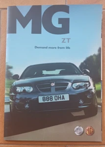 MG ZT Sales Brochure and Australian Sales Price Listing - Picture 1 of 7
