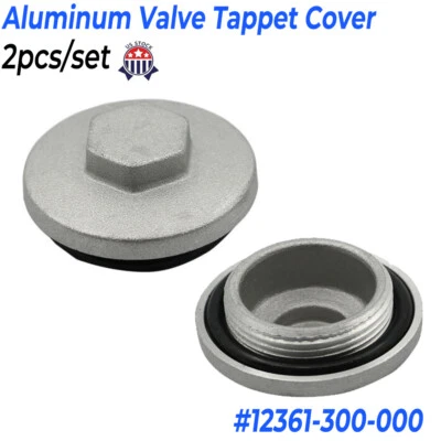 2PCS  Rear End Gear Oil Plug Cap For Honda TRX 250 300 400 420 450 500 FourTrax Foto 1 de 4