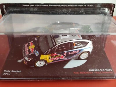COCHE 1/43, ALTAYA, MODELO CITROEN C4 WRC RALLY SWEDEN 2010, RAIKKONEN. - Imagen 1 de 3