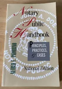 Notary Public Handbook : A Guide for New York by Alfred E. Piombino Autograph - Picture 1 of 5