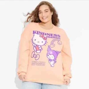 Hello Kitty & Friends Kindness Matters Graphic Sweatshirt Various Sizes - Picture 1 of 3
