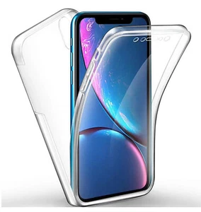 Full TPU Case Handy Hülle 360 Grad Schutz Hülle Handy Tasche Cover Schale Klar - Bild 1 von 12
