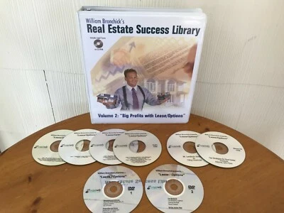 BIG PROFITS WITH LEASE OPTIONS BY WILLIAM BRONCHICK VOL 2 - MANUAL,6 CD'S & DVDS - Image 1 of 4
