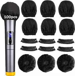 100PCS Disposable Microphone Covers –Non-Woven Pop Filter for Hygiene Protection - Picture 1 of 12