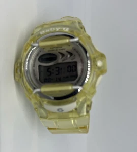 Casio Baby-G Transparent Yellow 3189 BG-169R Digital Watch - New Batt Nice - Picture 1 of 4