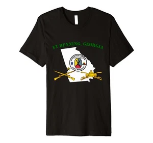 Fort Benning Army Base-Military Post-Columbus GA design Premium T-Shirt - Picture 1 of 1