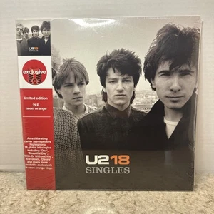 U2 18 Singles Limited Edition 2LP Neon Orange Vinyl SEALED New. Target Exclusive - Picture 1 of 2