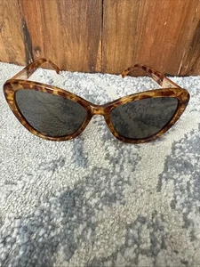 PRIVE REVAUX DIE ZEITLOSE CATEYE SONNENBRILLE braun Schildkrötenschild polarisiert - Bild 1 von 7