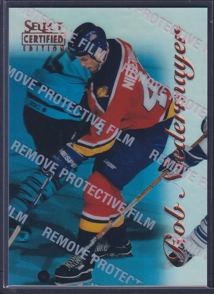 ROB NIEDERMAYER - 1996 Pinnacle Select Certified MIRROR Blue w/ Coating #7 - Image 1 of 1