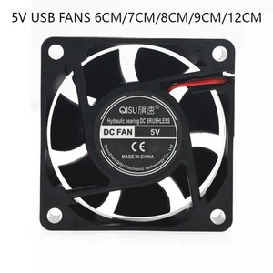 6CM/7CM/8CM/9CM/12CM for PC Case, Router, and Set-Top Box Cooling 5V USB Fans - Picture 1 of 5