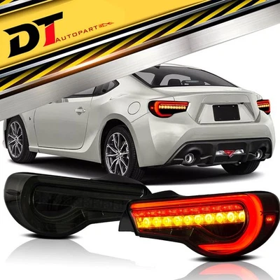 Smoked LED Tail Lights For 12-20 Toyota 86 Subaru BRZ Scion FR-S Vland Rear Lamp Foto 1 de 4
