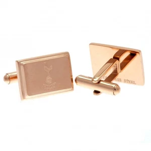 Tottenham Hotspur FC Rose Gold Plated Cufflinks - Brand New Official Merchandise - Picture 1 of 2