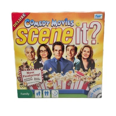 Scene It? Comedy Movies - Deluxe Edition DVD Game 2010 Adults 23+ NEW Sealed! - Image 1 of 4