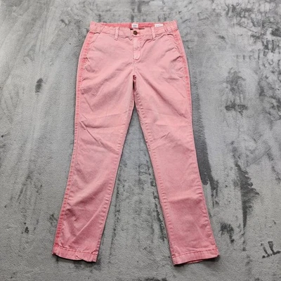 Pantalones Gap Para Mujer 2 Rosa Treat Girlfriend Chino Rayas Laterales Elastizados Informales Preppy Foto 1 de 4