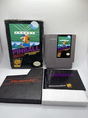 Pinball, Complete in Box (CIB), Tested and Works (NES) Nintendo Retro Game - Image 1 of 4
